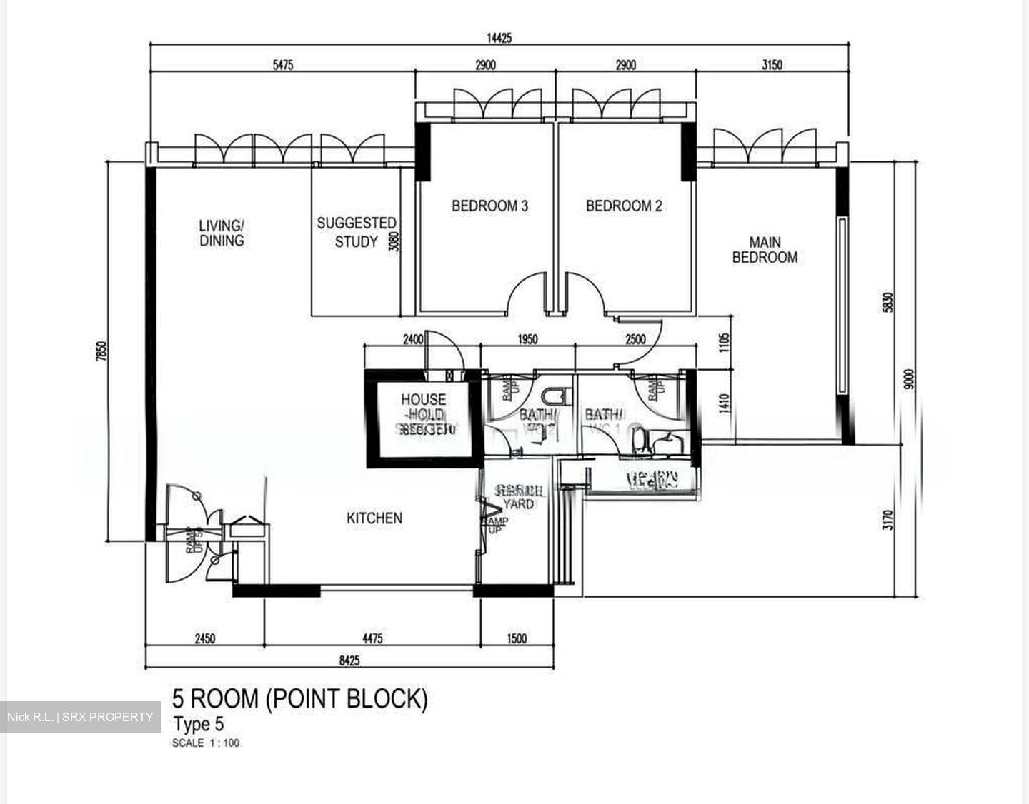 Blk 522C Tampines Greenleaf (Tampines), HDB 5 Rooms #634150001
